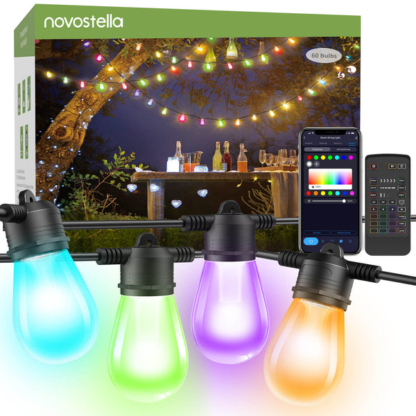 Novostella Blenda 91.2ft 30 Bulbs Smart String Light