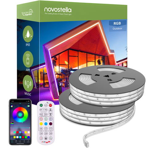 Novostella Staribbon 105ft 32M IP65 Smart RGB Strip Lights