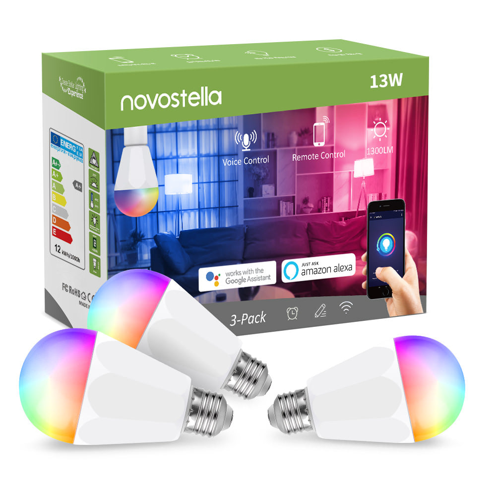 13W RGBCW Smart Light Bulbs-Novostella