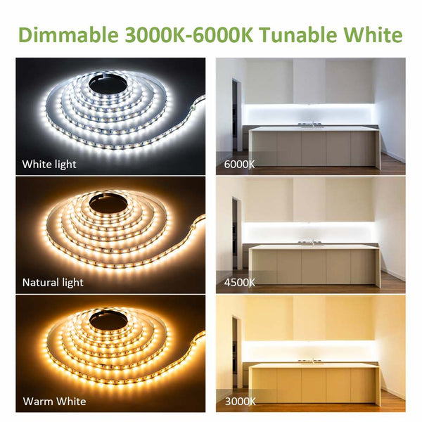 Novostella 20ft 6M Tunable White Strip Lights