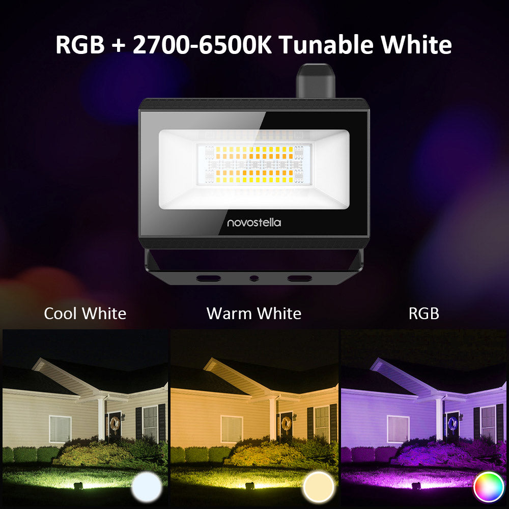 Novostella Bloom 2nd Gen 20W RGBCW Smart Flood Lights