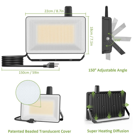 Novostella 60W Smart Tunable White LED Flood Light (WiFi)