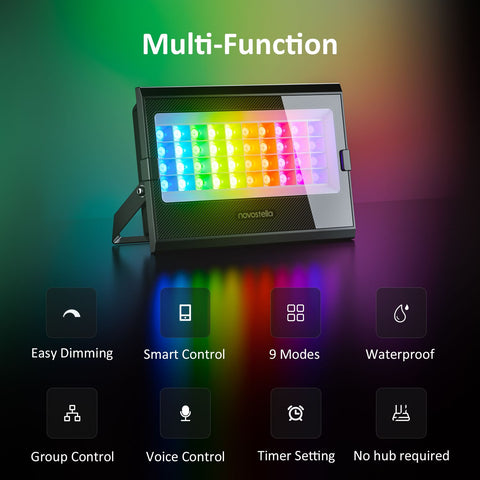 Novostella rgb floodlight hotsell